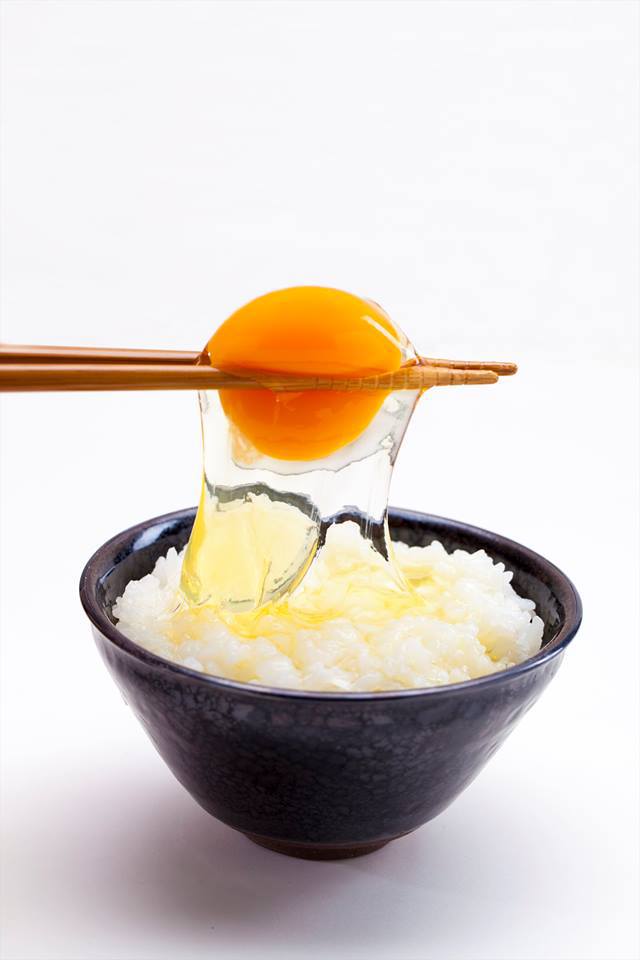 つまみ上げ卵